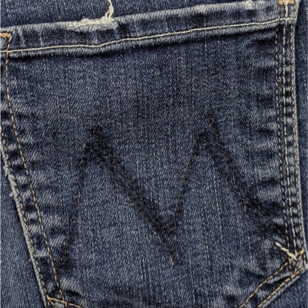Mother High Waisted Looker Ankle Fray  Size 27 GUC $228    J1544 - Picture 6 of 8
